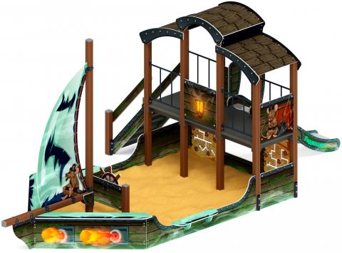 Парусник (Летучий Голландец) - ДИК 2.03.3.01-04 - Игровой комплекс Н=1200