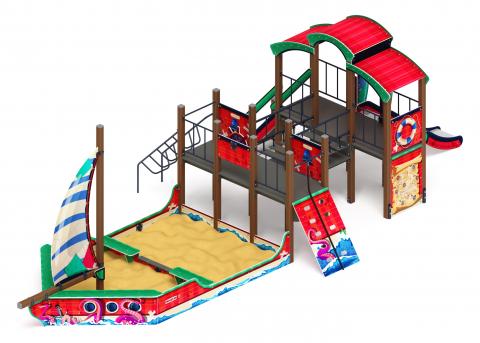 Парусник (Мульт) - ДИК 2.03.3.02-03 - Игровой комплекс Н=1200