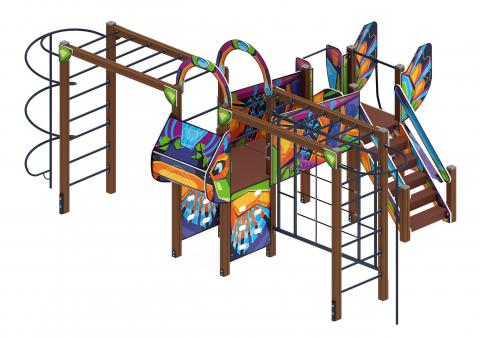 Аэроплан (Маскарад) - ДИК 2.03.4.02-02 - Игровой комплекс Н=1200