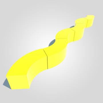 Скамья стеклопластиковая Енисей