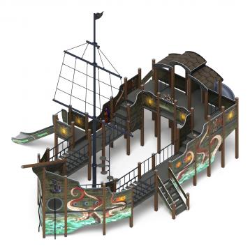 Фрегат (Летучий Голландец) (винтовой скат) горка Н 1500 горка Н 2000 ДИК 2.03.3.04-11.И1