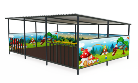 Теневой навес Эконом (Лесная сказка)