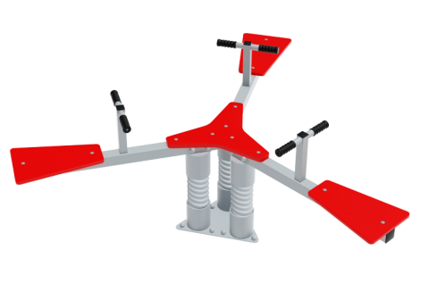  Качалка На троих (три пружины)
