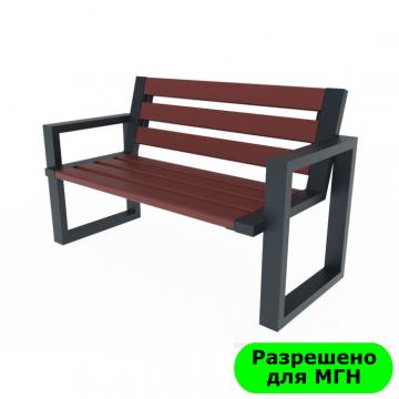 Скамья Новика мини 1400х580х800 мм МФ 05-011