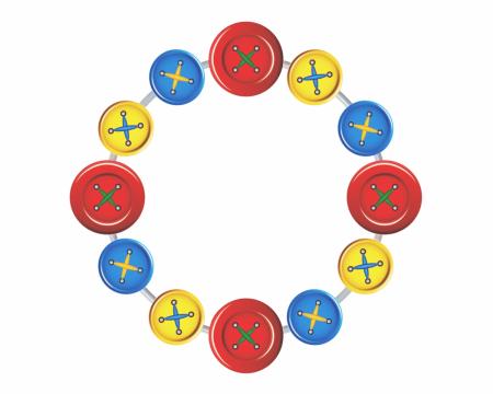 Бум Малый круг Пуговицы