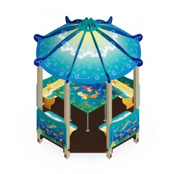 Беседка восьмиугольная МФ 02-021