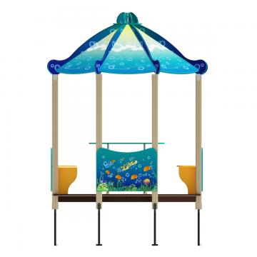 Беседка восьмиугольная МФ 02-021