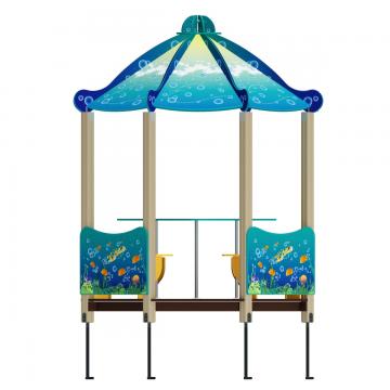 Беседка восьмиугольная МФ 02-021