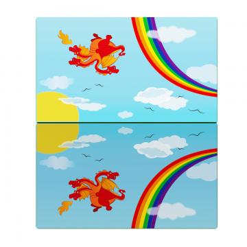 Песочница-домик с крышкой Лесная сказка