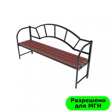 Скамья парковая 2000х490х1025 мм МФ 05-439