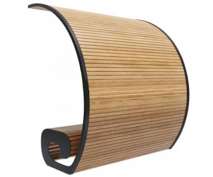 Скамья с навесом Джи (ангарская сосна)