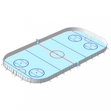 Хоккейная коробка 30х15 м