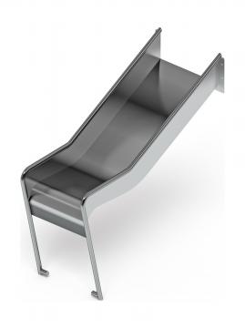 Горка из нержавеющей стали приставная 600 SNP 600.470-02