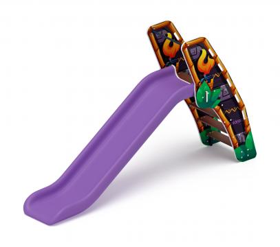 Горка пластиковая - ИО 42.01.01-02 - (сиреневый скат) H=1200 (Майя)