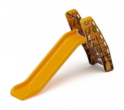 Горка пластиковая - ИО 42.01.01-06 - (желтый скат) H=1200 (Эко)