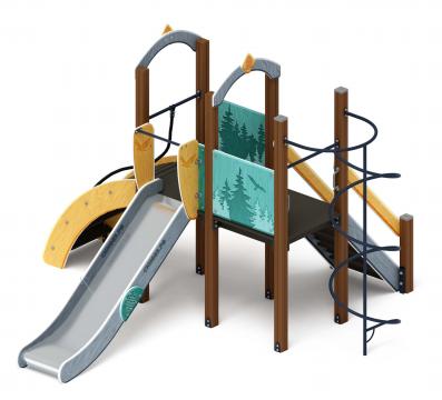 Играйте с нами (Тайга) - ДИК 2.01.1.02-03 - Игровой комплекс H=1200