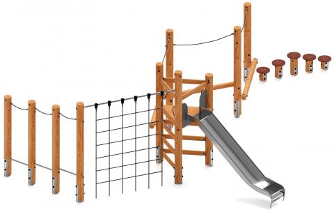 Игровой комплекс (лиственница) ДИК 2.24.07-Л.И1