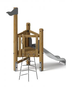 Игровой комплекс (лиственница орех) ДИК 1.24.03-Л.И1.02