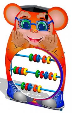 Игровая панель Счеты-обезьянка