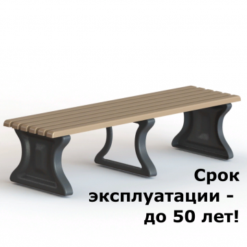 КОМПОЗИТНАЯ Лавочка Стандарт (под анкера)