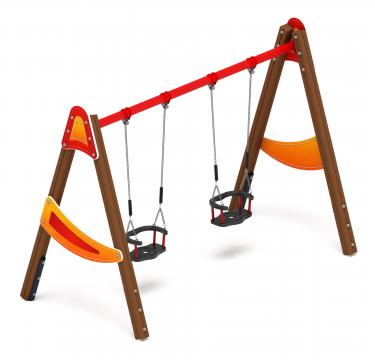 Качели двойные Д2 - ИО 12.Д.01.01.01-П - (Счастливое детство)