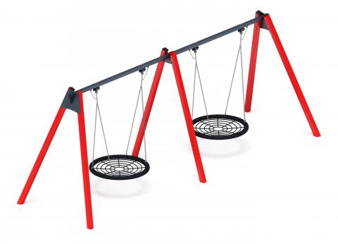 Качели-гнездо М2 (красный)  - ИО 12.М.05.05.01-01