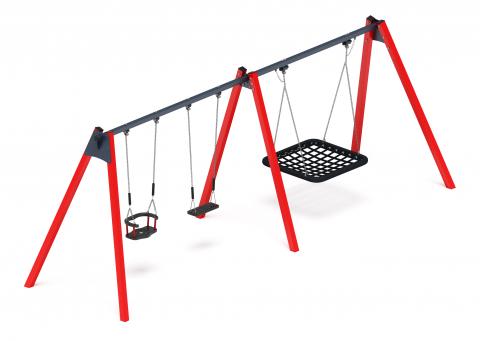 Качели М3 (красный) ИО 13.М.06.03.01.01-01.И1