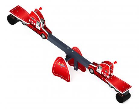 Качалка балансир Пожарная машина - ИО 21.М.03.01-П.01