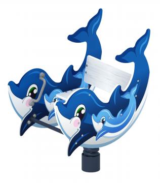 Дельфинчик - Качалка на пружине - ИО 22.17.02-И1