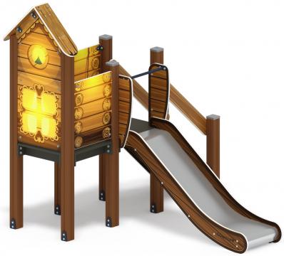 Горка с домиком - ИО 41.01.05-02 - (ЭКО) H=900