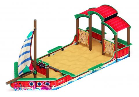 Песочный дворик Морская Яхта (Мульт) - ИО 6.03.01-03