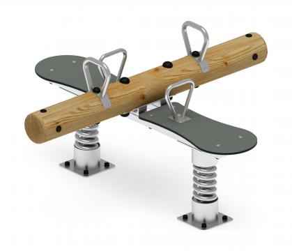 Качалка-балансир на двух пружинах (Лиственница орех) ИО 23.24.01-Л.И1.02