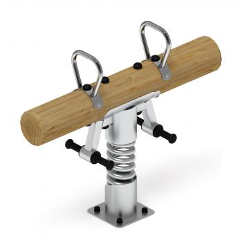 Качалка на пружине (Лиственница орех) ИО 22.24.01-Л.02