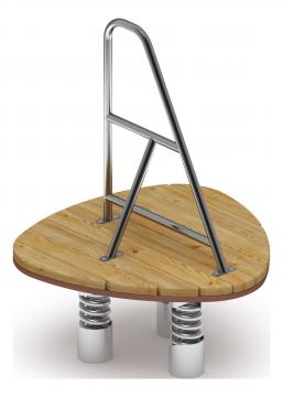 Качалка на пружине (Лиственница орех) ИО 23.24.02-02.И1