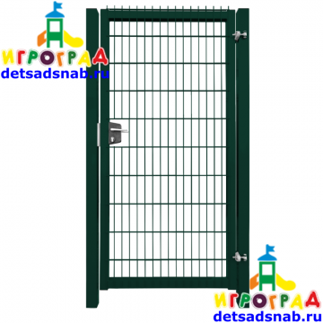 Калитка 2D 1500х1000 мм, (2 столба 80*80*2, L =3000 мм, рама 40*40, вр. замок с ручкой) RAL