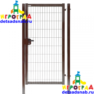 Калитка 2D 1500х1000 мм, (2 столба 80*80*2, L =3000 мм, рама 40*40, вр. замок с ручкой) RAL