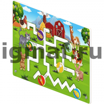 Игровая панель Покорми животных для теневого навеса