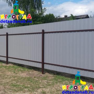 Забор из профлиста Классик Люкс Н=2000 мм