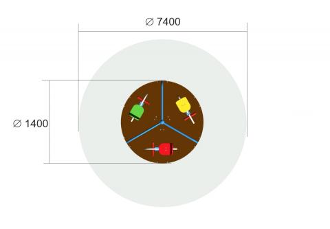 Детская карусель «Транспорт»