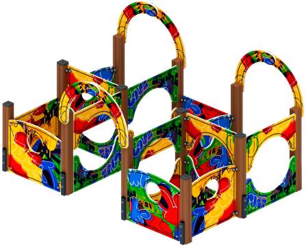 Лабиринт Кубик 2 (граффити) МФ 20.01.02-10