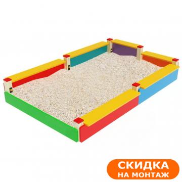 Песочница с лавочками