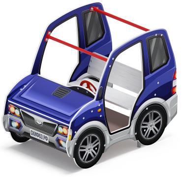 Машинка (синяя) - Беседка машинка - МФ 10.03.01-01.И1