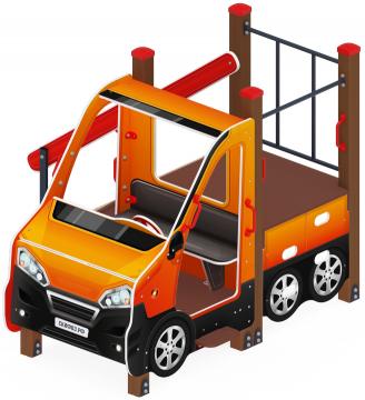 Машинка (оранжевая) - Беседка машинка - МФ 10.03.06-01