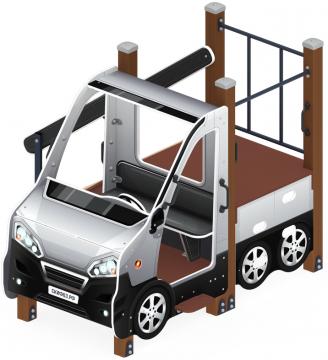 Машинка (серая) - Беседка машинка - МФ 10.03.06-02