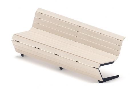 Скамья - МФ 42.02.02-21 (Беленый дуб) Д:2400  (под анкера)