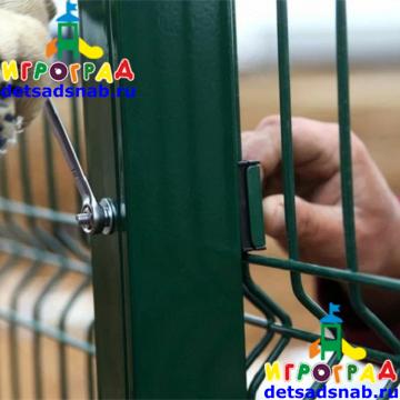 Услуги по монтажу ограждений из материалов заказчика, за погонный метр