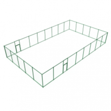 Ограждение спортивной площадки 21х12х3 м