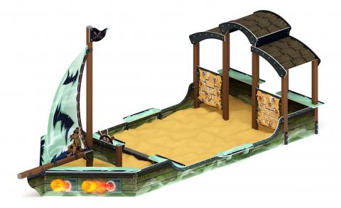 Песочный дворик Морская Яхта (Летучий Голландец) - ИО 6.03.01-04