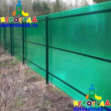 Забор из поликарбоната Премиум Н=2100 мм