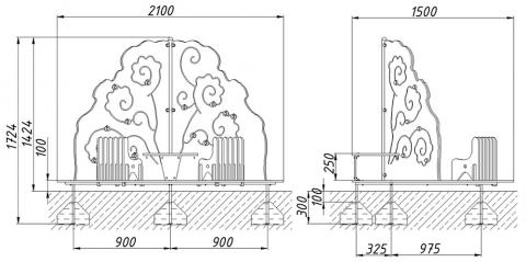 Развивающий элемент «Яблонька М1»